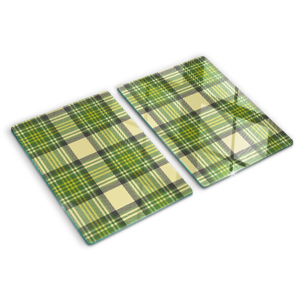 Glazen snijplanken Geruit motief