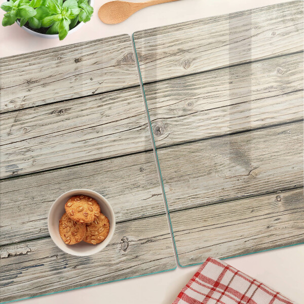 Deska kuchenna szklana Deska drewniana w stylu rustykalnym