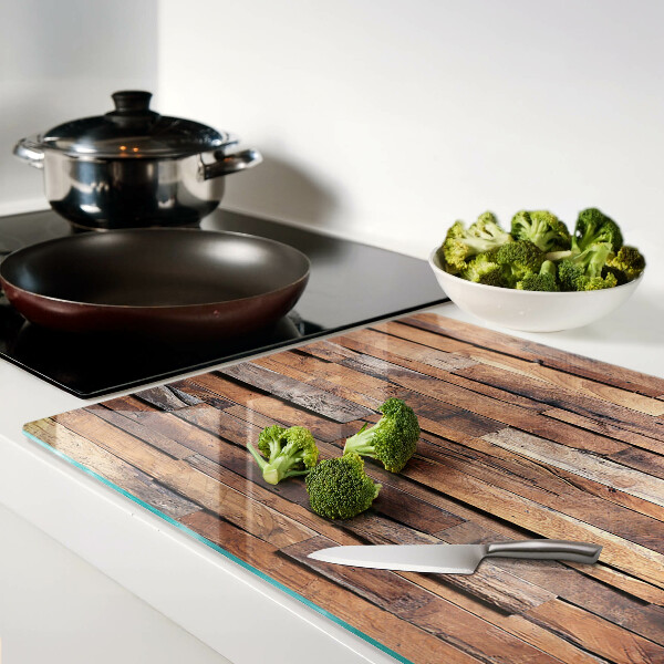 Szklana deska do krojenia Deska drewniana w stylu rustykalnym