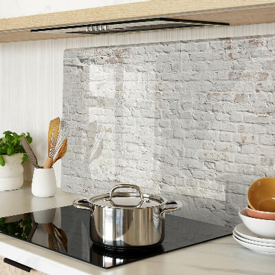 Szklana deska kuchenna Ceglana ściana w stylu loftowym