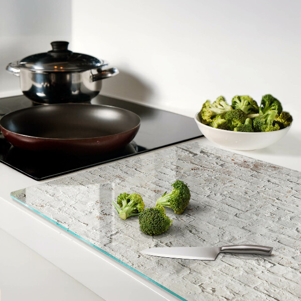 Szklana deska kuchenna Ceglana ściana w stylu loftowym