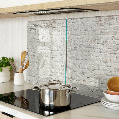 Szklana deska kuchenna Ceglana ściana w stylu loftowym
