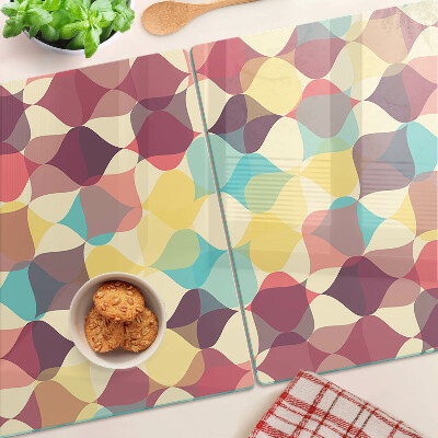 Snijplanken glas De geometrie van gekleurde cirkels