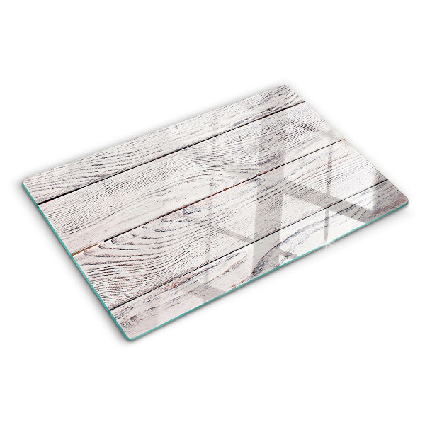 Szklana deska kuchenna Deska drewniana w stylu rustykalnym