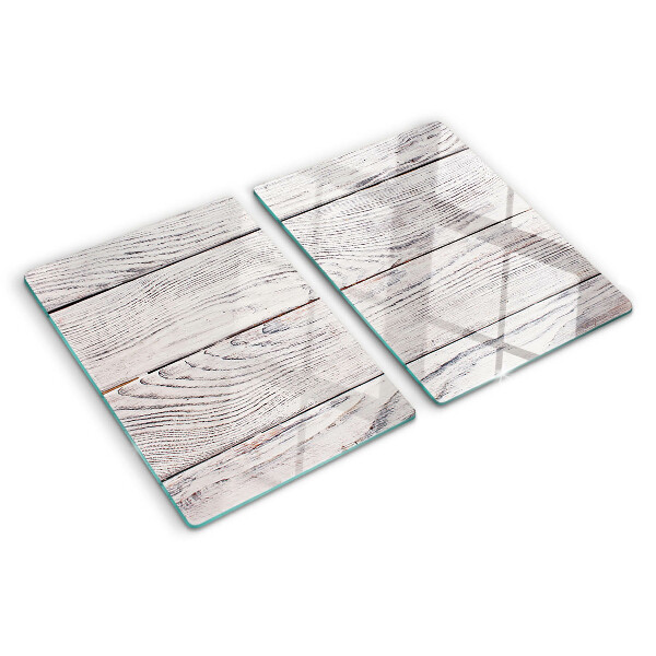 Szklana deska kuchenna Deska drewniana w stylu rustykalnym