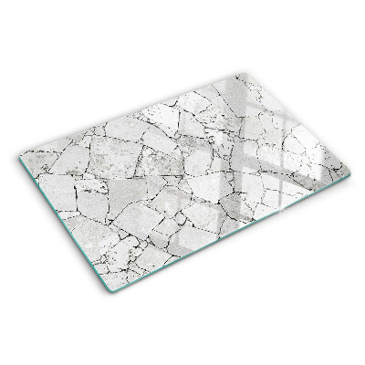 Deska kuchenna szklana Pęknięty marmur