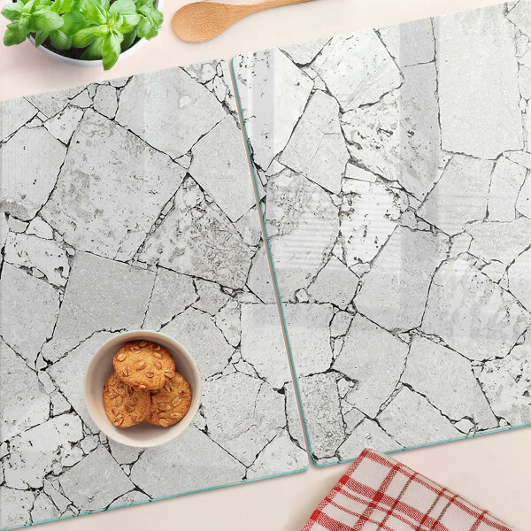 Deska kuchenna szklana Pęknięty marmur
