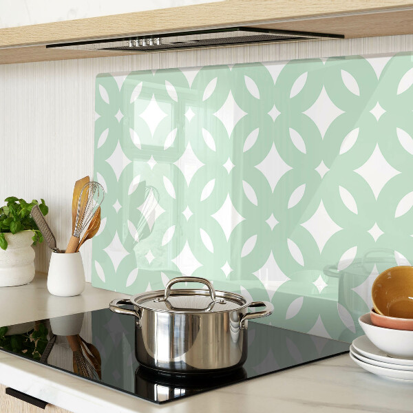 Szklana deska do krojenia Geometryczne wzory w pastelowych kolorach