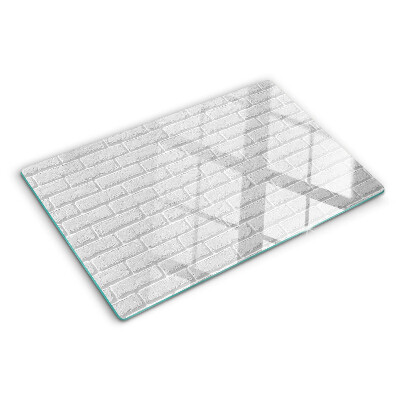 Deska kuchenna szklana Ceglana ściana