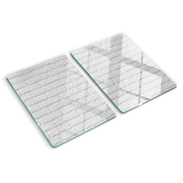 Deska kuchenna szklana Ceglana ściana