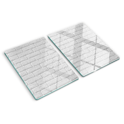 Deska kuchenna szklana Ceglana ściana