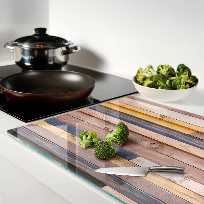 Szklana deska do krojenia Deski w odcieniach drewna