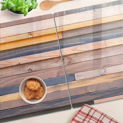 Szklana deska do krojenia Deski w odcieniach drewna