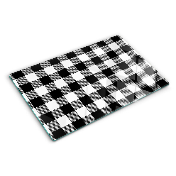Snijplanken van glas Geruit motief