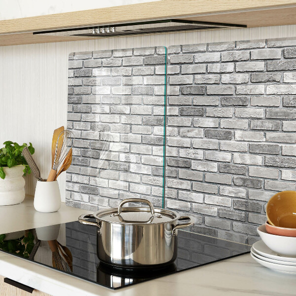 Szklana deska do krojenia Ceglana ściana