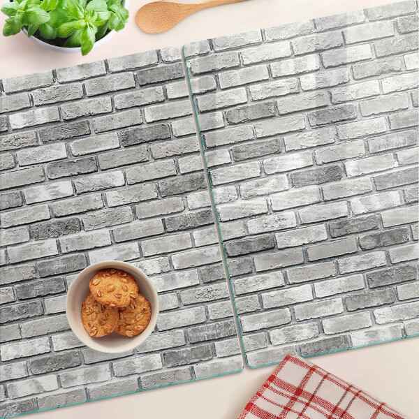 Snijplanken glas Bakstenen muur