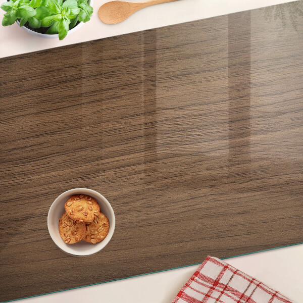 Glazen snijplanken Walnoothout