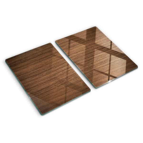 Deska kuchenna szklana Drewno orzechowe