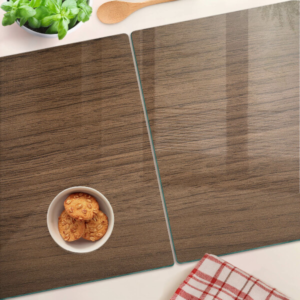 Glazen snijplanken Walnoothout