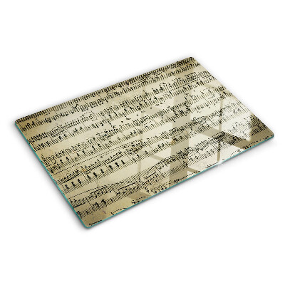 Deska kuchenna szklana Nutowy zapis muzyczny
