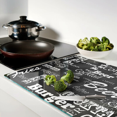 Szklana deska do krojenia Jedzenie i napoje