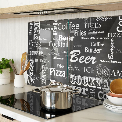 Szklana deska do krojenia Jedzenie i napoje