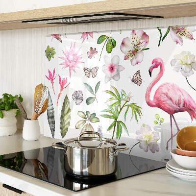 Snijplanken van glas Tropische bloemen- en vogelcollectie