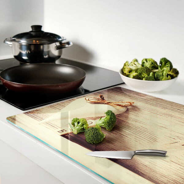 Deska kuchenna szklana Miłość i serce