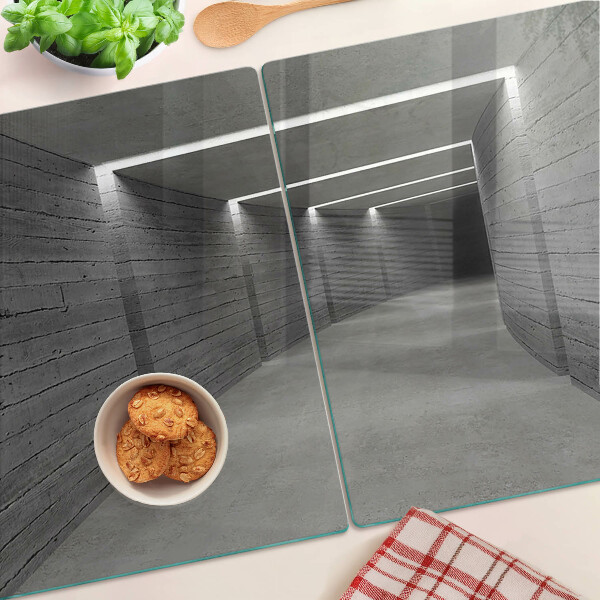 Szklana deska do krojenia Nowoczesna architektura wnętrz
