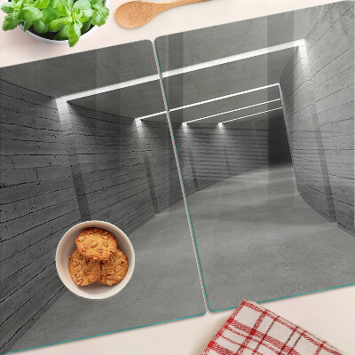 Szklana deska do krojenia Nowoczesna architektura wnętrz