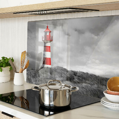 Deska kuchenna szklana Latarnia morska w pejzażu