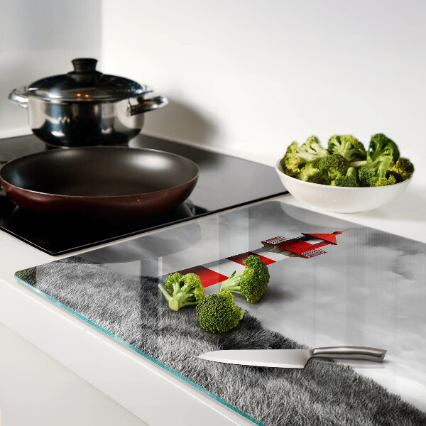 Deska kuchenna szklana Latarnia morska w pejzażu