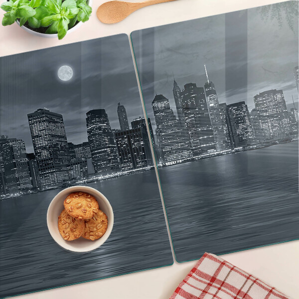 Szklana deska do krojenia Panorama nocnego miasta
