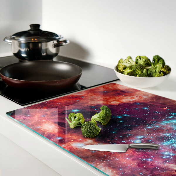 Szklana deska do krojenia Kosmiczny pejzaż z gwiazdami