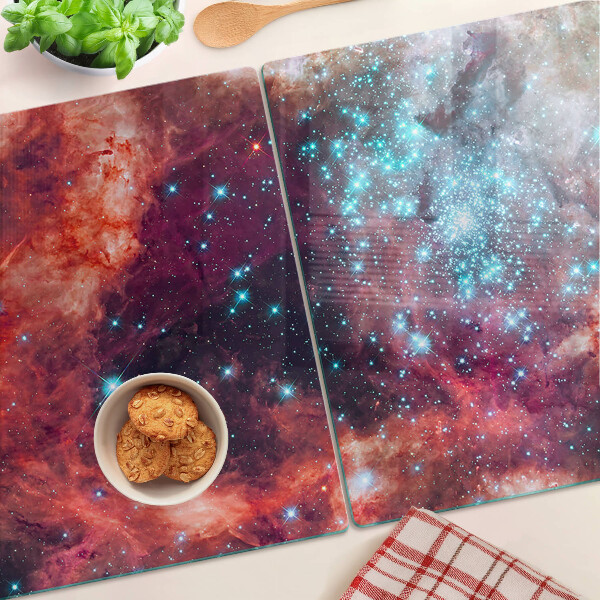 Szklana deska do krojenia Kosmiczny pejzaż z gwiazdami