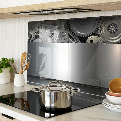 Deska kuchenna szklana Mechaniczne tryby i metaliczne powierzchnie