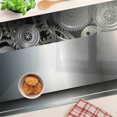 Deska kuchenna szklana Mechaniczne tryby i metaliczne powierzchnie