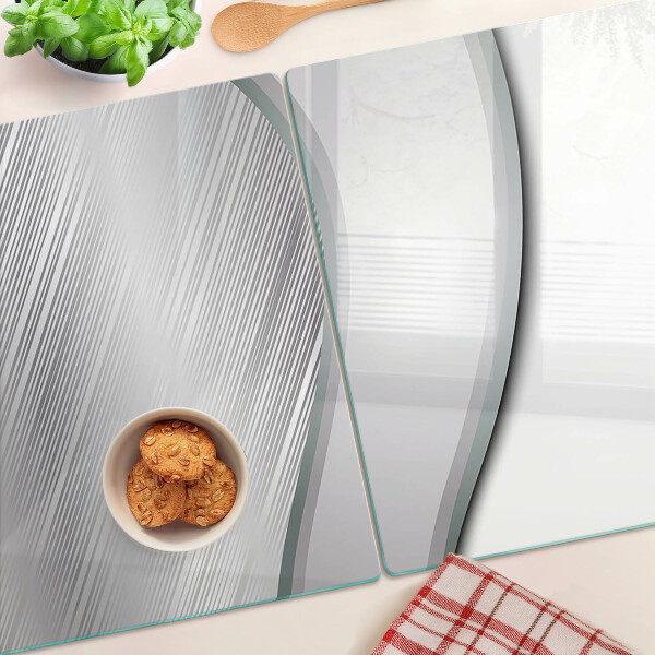 Snijplanken van glas Abstract golvend patroon