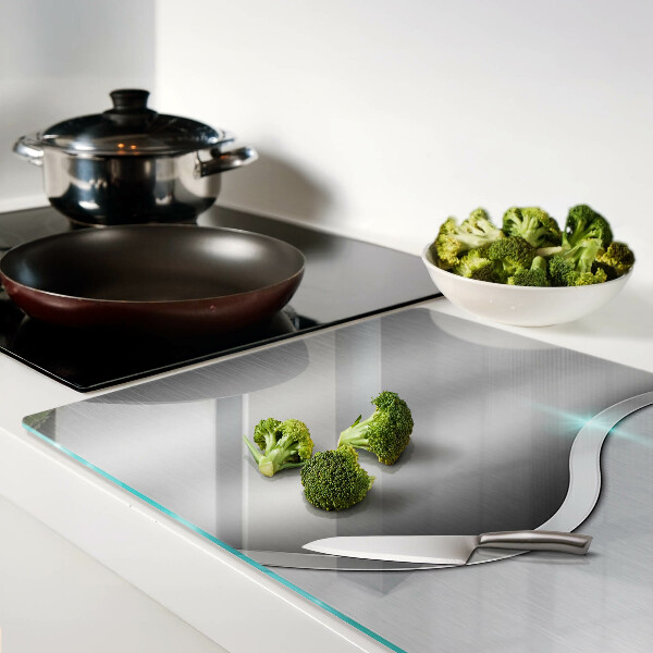 Snijplanken glas Modern design met een golf