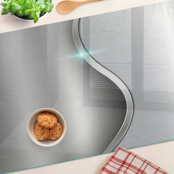 Szklana deska do krojenia Nowoczesny design z falą