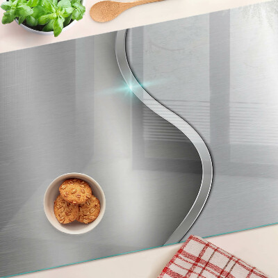 Szklana deska do krojenia Nowoczesny design z falą