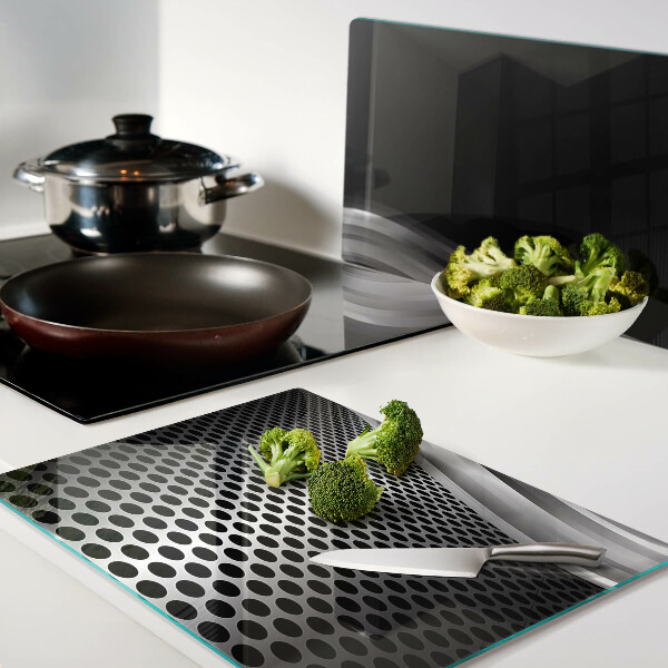 Glazen snijplanken Futuristisch patroon met golven