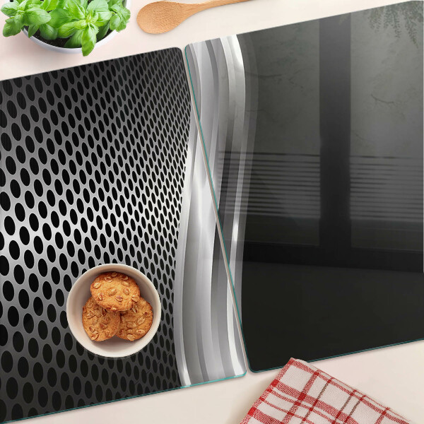 Glazen snijplanken Futuristisch patroon met golven