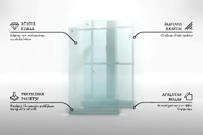 Snijplanken glas Transparant dubbel