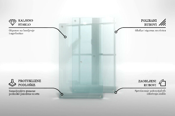 Deska do krojenia transparentna podwójna