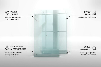 Snijplanken glas Transparant dubbel