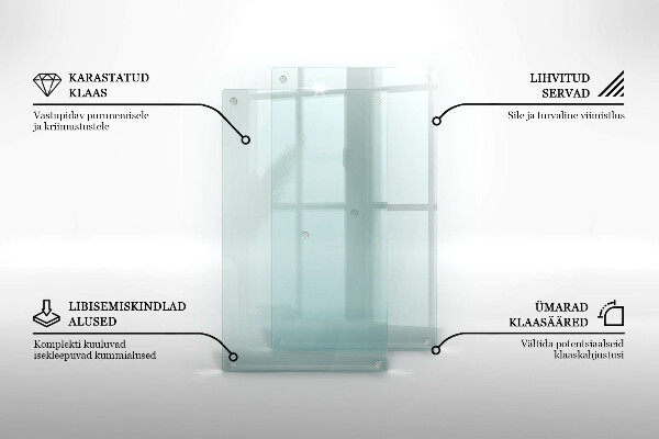 Deska do krojenia transparentna podwójna