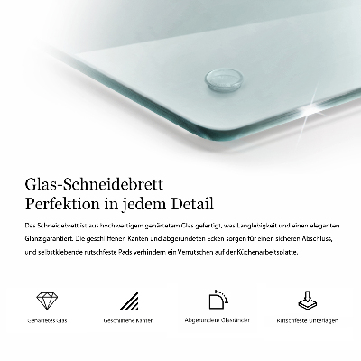 Deska do krojenia transparentna heksagonalna