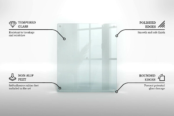 Snijplanken van glas Transparant rechthoekig