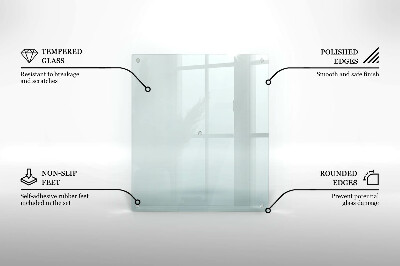 Snijplanken van glas Transparant rechthoekig